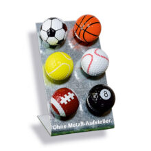 Magballs magnetischer Golfball Color Box Sport auf Metallaussteller